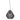 Mudag 40 Large Mesh Pendant Black Black