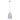 Plato Single Pendant White with Gold Inner White