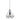 Lenox 38 Black Wire Pendant Black