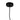 Malo 35 Single Wire Pendant Black