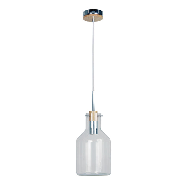 Holbeck 17 Clear Glass Pendant