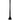 Plumb Post and Flange Black