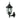 Highgate Up-Facing Exterior Wall Light Black Black