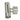 Comma 2lt IP44 Up and Down Pillar Light Brushed Chrome Brushed Chrome