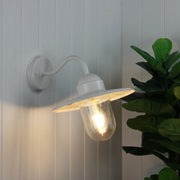 Alley Outdoor Wall Light Sandy White White