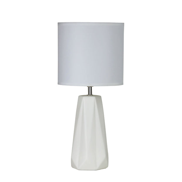 Shelly Table Lamp White White