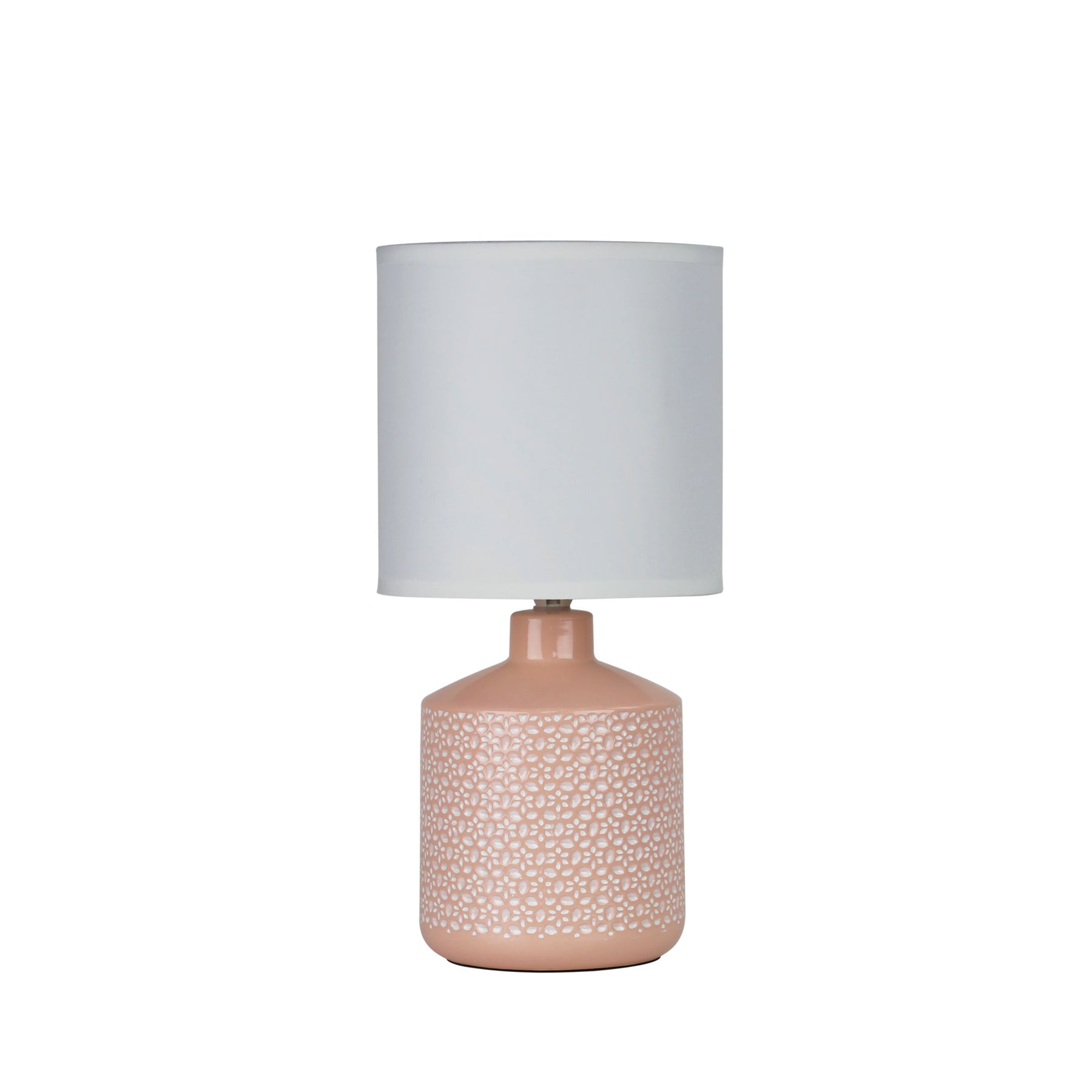 Table lamp deals with pink shade