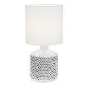 Celia Table Lamp White White