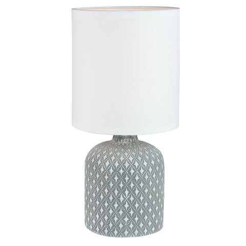 Vera Table Lamp Grey Grey