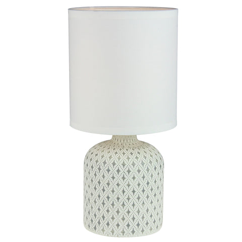 Vera Table Lamp White White
