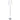 Zola Floor Lamp Chrome and White Shade Chrome and White