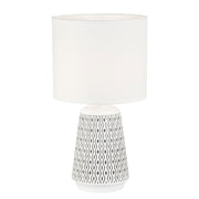 Moana 45 Table Lamp White With White Shade