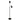 Retro Twin Floor Lamp Matt Black Black