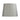 15inch Off-White Shantung Hardback Shade Off-White