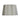 17inch Satin Silver Hardback Lamp Shade Silver