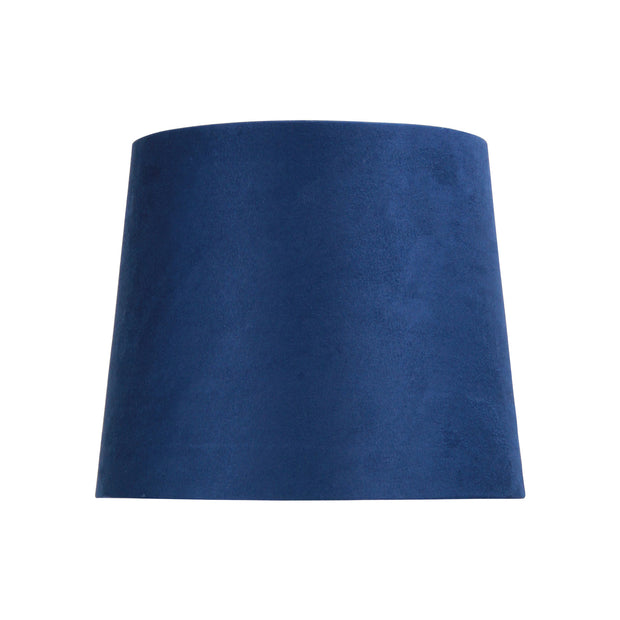 11inch Denim Blue Suede Lamp Shade Blue