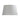 17inch White Linen Hardback Shade White