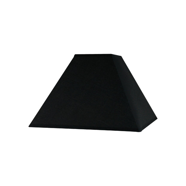 11inch Square Tapered Black Cotton Shade