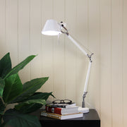 Forma Adjustable Desk Lamp White White