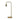 Lane Table Lamp Base Timber With Brushed Brass Arm Brass
