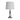 Maya 1 Crystal and Chrome Table Lamp Chrome