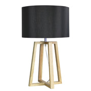 Malmo Wooden Table Lamp Base Only Timber