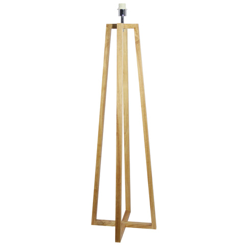 Malmo Wooden Floor Lamp Base Only Timber
