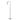 Ville Floor Lamp Marble and Black Black