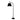 Padstow Floor Lamp With Shade Black Black