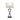 Kizz Table Lamp Chrome Chrome