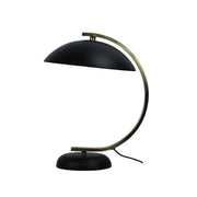 Deco Table Lamp Black and Antique Brass Black