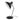 Thea Desk Lamp Black and Chrome Black