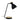 Benny Desk Lamp Black and Blonde Black