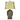 Donati Antique Silver Cut Table Lamp Silver