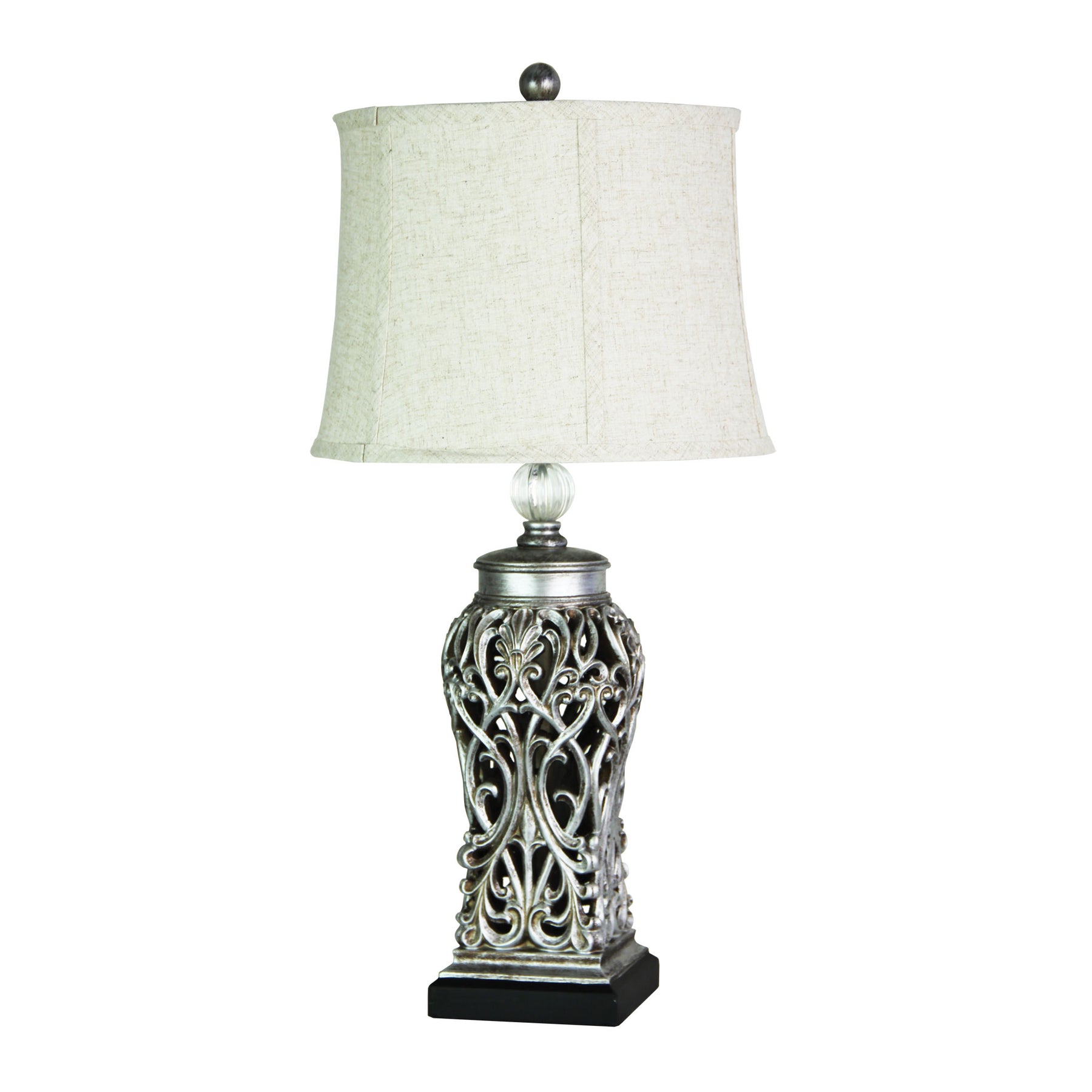 Antique silver deals lamp