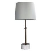 Umbria Adjustable Table Lamp Antique Brass