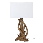 Sedona Twisted Table Lamp Timber