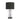 Britt Glass Table Lamp Black