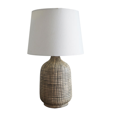 Biscay Ceramic Table Lamp Beige
