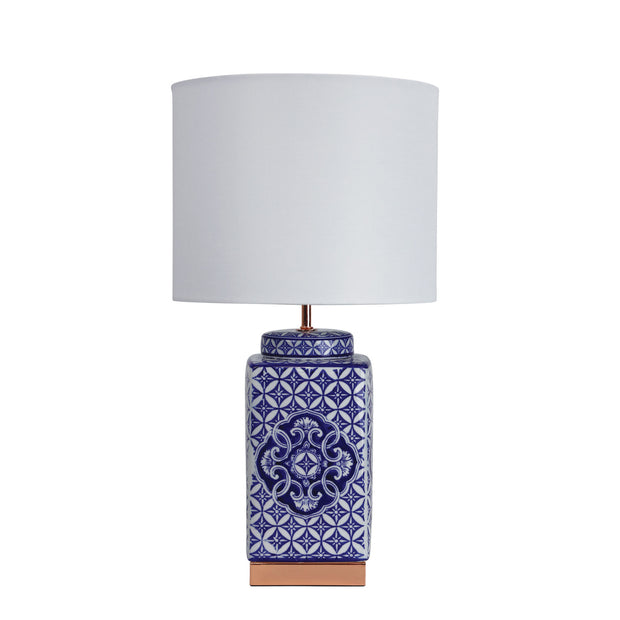 Xian Complete Table Lamp with White Shade
