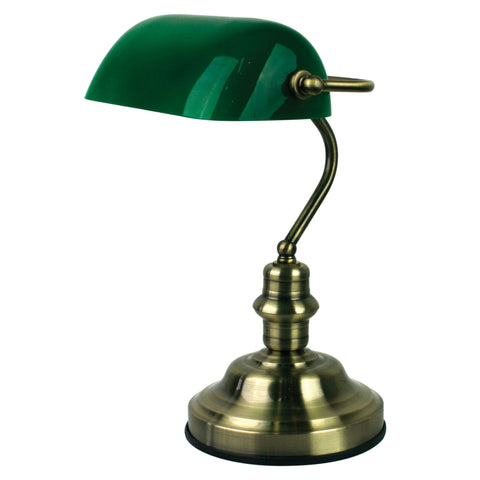 Bankers Lamp Antique Brass Antique Brass