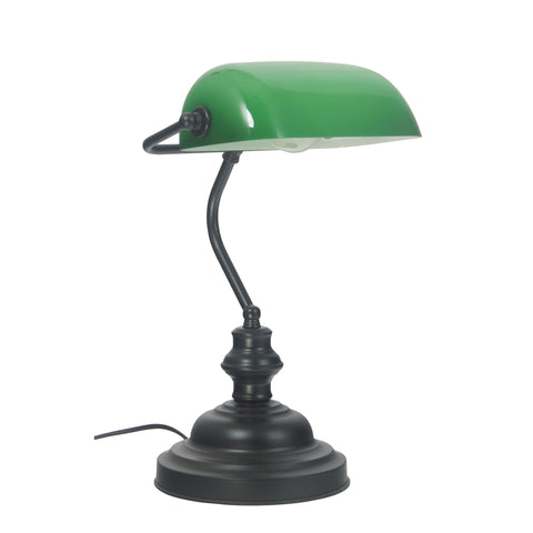 Bankers Touch Lamp Black and Green Default Title