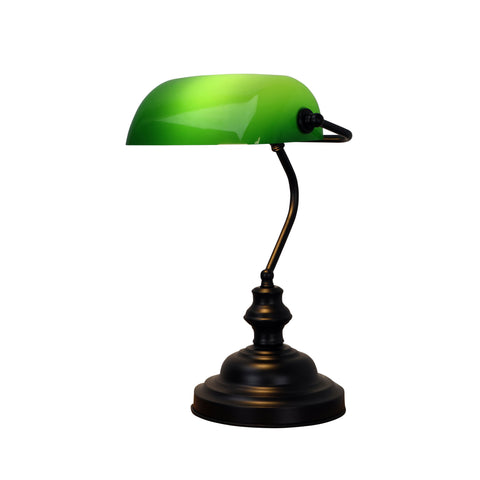 Bankers Touch Lamp Black and Green Default Title