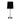 Lancet Touch Lamp With Black Shade Black