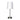 Lancet Touch Lamp With White Shade White
