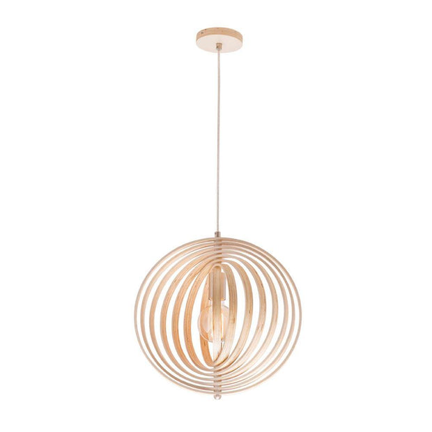 Oasis Timber Pendant Light - Small - Lighting Superstore