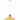 Pastel Matt Yellow Dome Shaped Pendant Light with Copper Details - Lighting Superstore