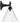 Koscina Wall Light Black Cone - Clear - Lighting Superstore
