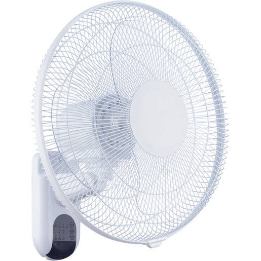 Ivan Wall Fan 40cm White with Remote
