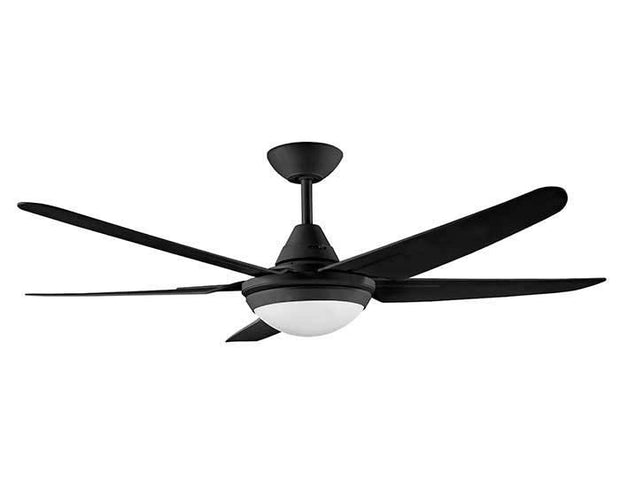 Randle 52 Ceiling Fan Black 18w CCT LED - Lighting Superstore